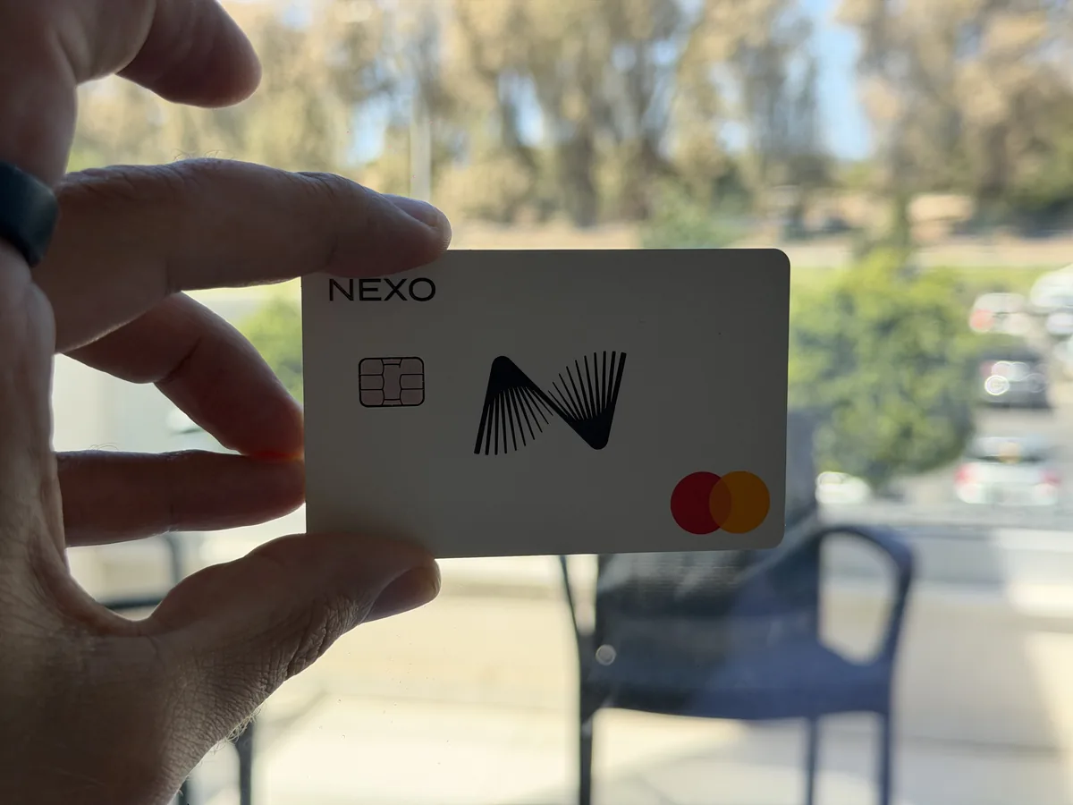 Meine physische Nexo Card (Mastercard), September 2026