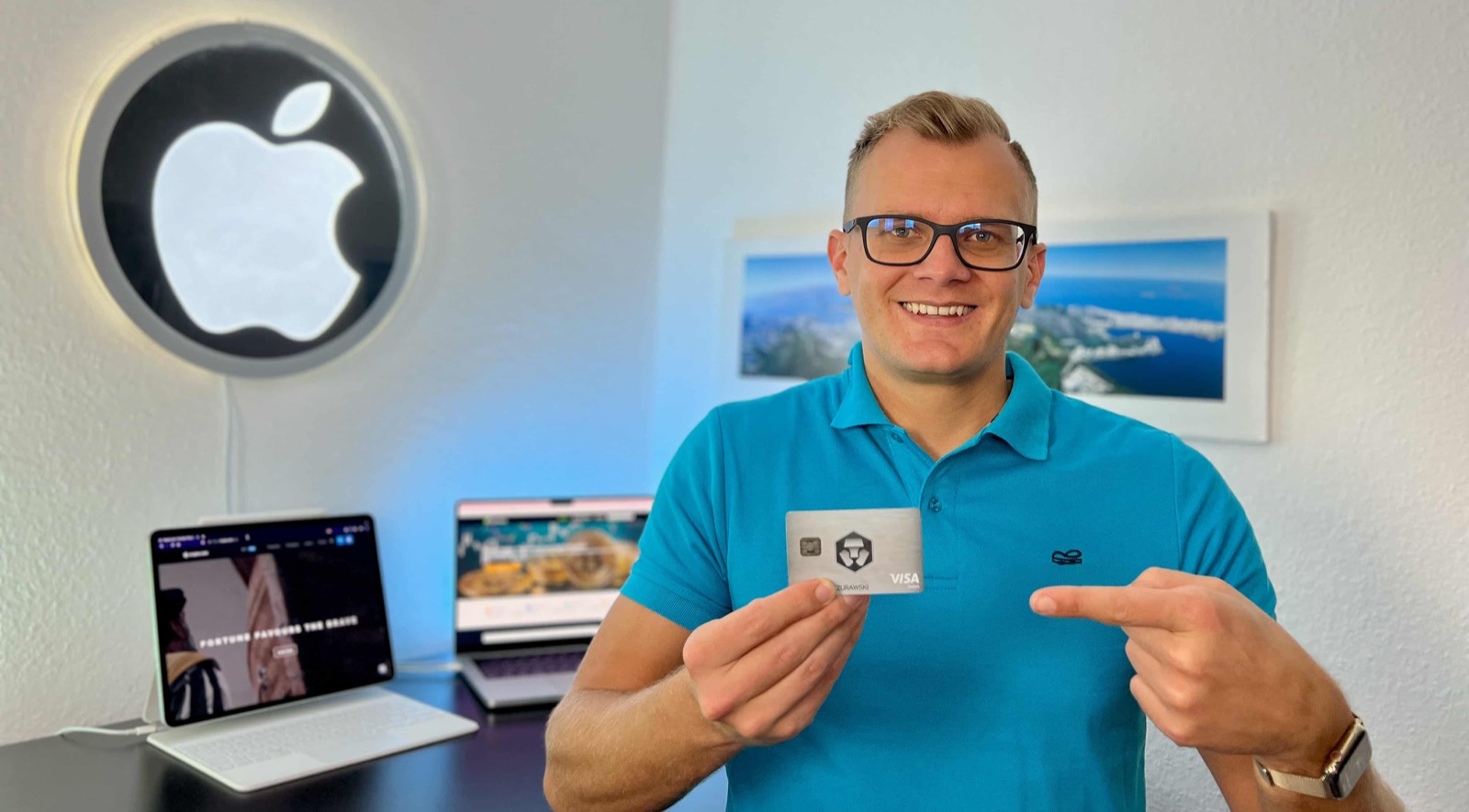 Meine Crypto.com Visa-Karte Icy White im Test, Foto aus 2022