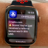 Crypto. Com $50usd referral bonus