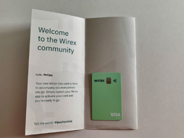 Wirex Visa Prepaid Kreditkarte